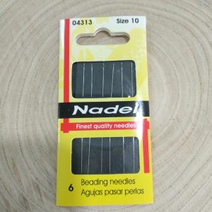 Agujas finas pasaperlas